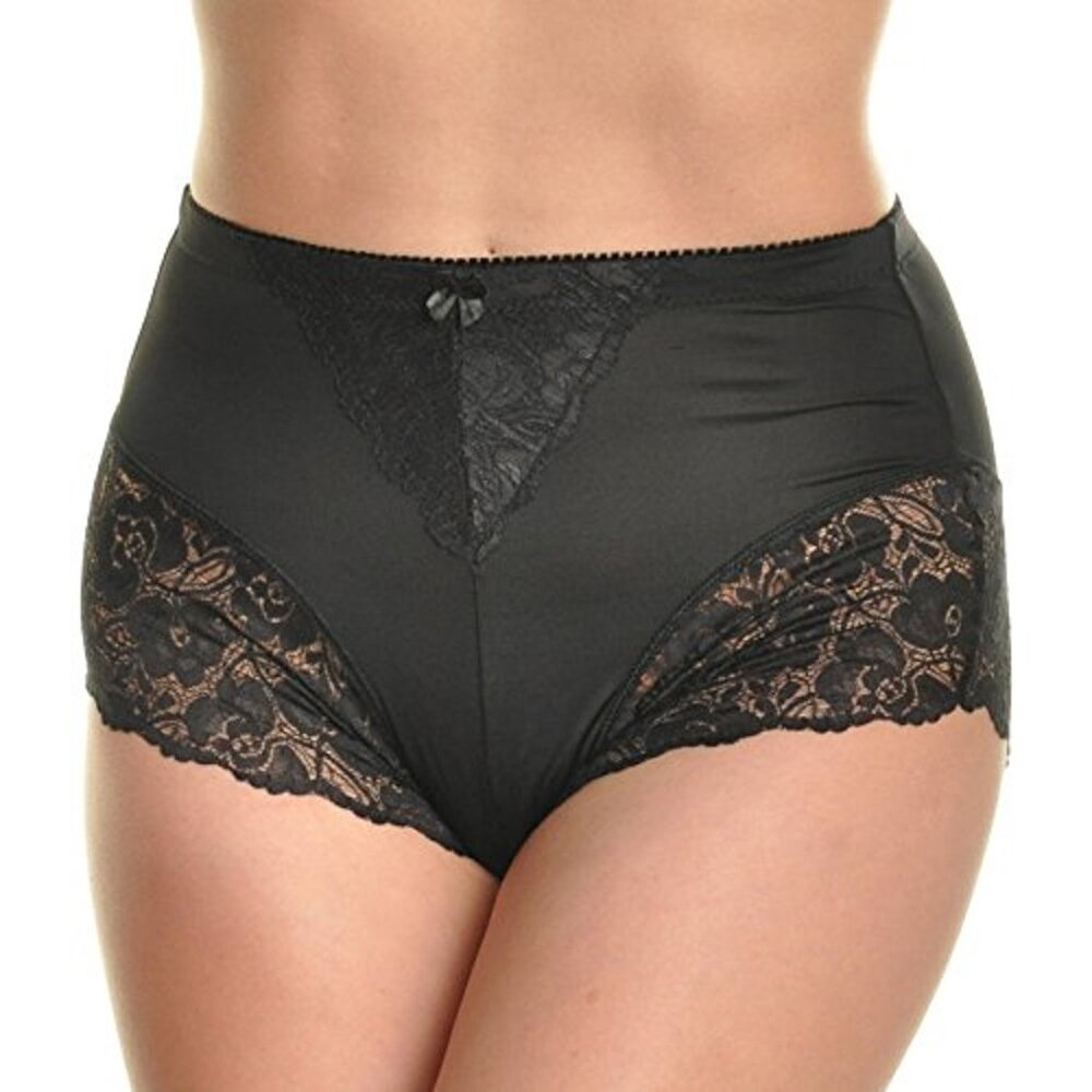 Angelina 6-Pack Lace Trim High Waist Underwear – Wholesale | Multi-Color